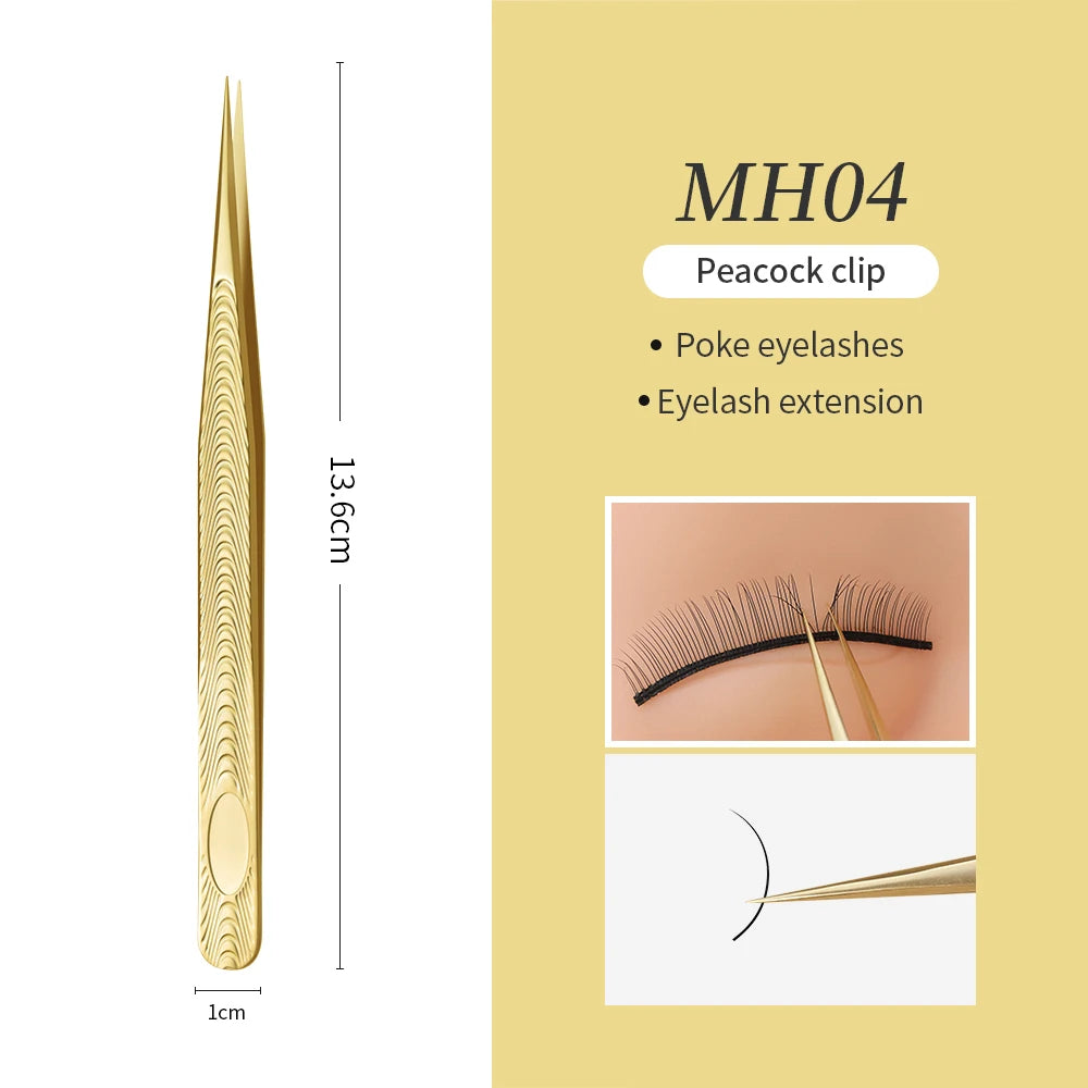 GLAMLASH Eyelash Tweezers 420 Stainless Steel