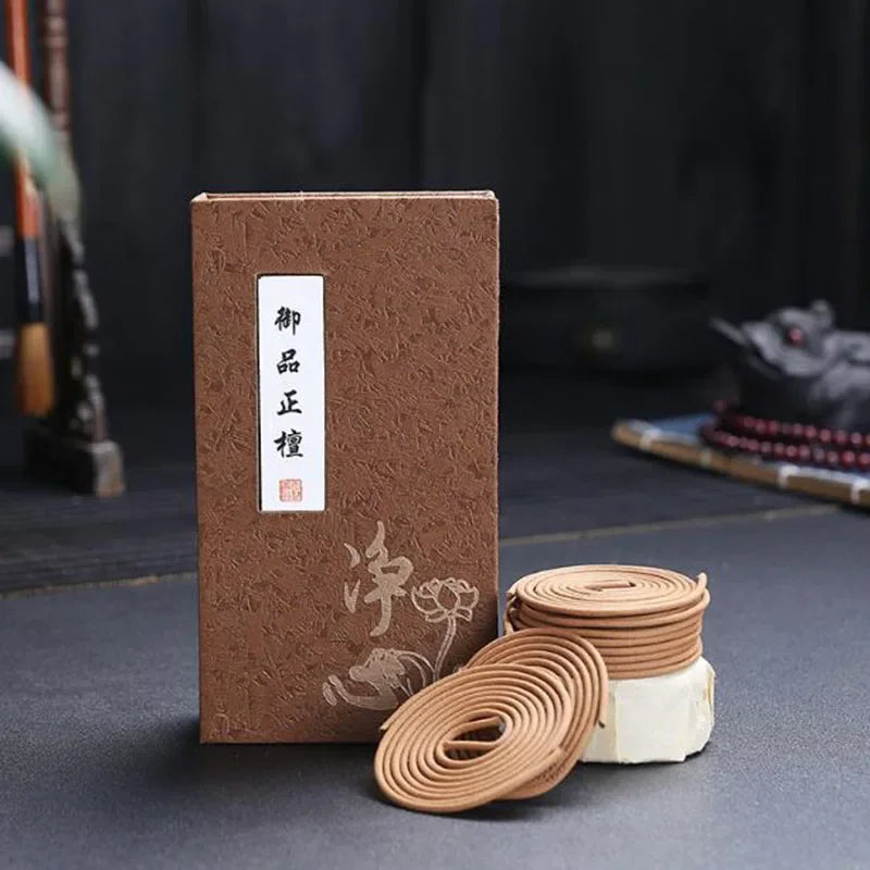 Nha Trang Agarwood Incense Laoshan Sandalwood Coil Incense for Indoor Living Room Fragrance Product Gift Package