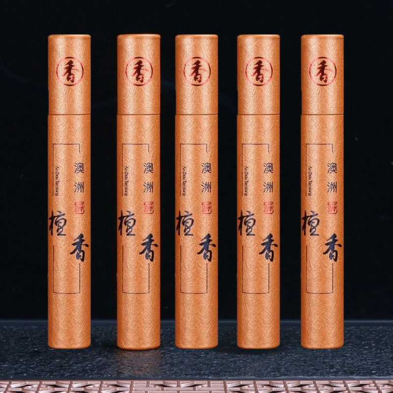 10.5cm Short Sandalwood Agarwood Incense Sticks - Long-lasting Natural Handmade Fragrance for Meditation, Yoga, Home, Zen Temple
