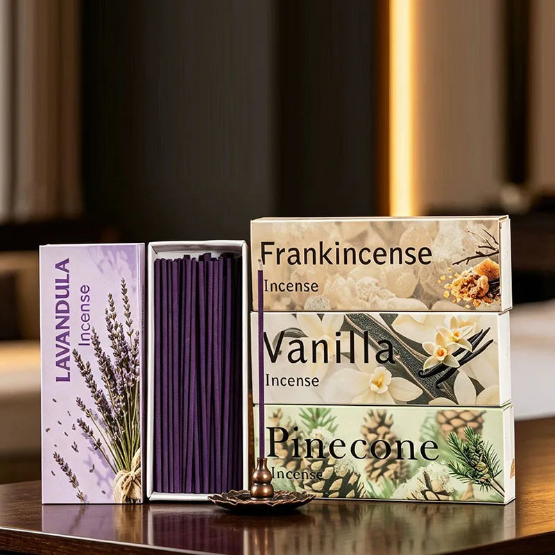 35/70 Pcs/lot Natural Incense Sticks 12cm Palo Santo Sandalwood Scents For Home Fragrance Lavender Stick Incense