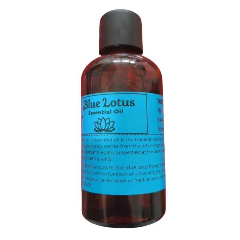 Natural Blue Lotus Essential Oil 100ml for Relaxation & Sleep