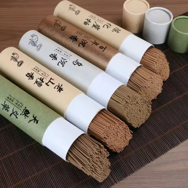 400Pcs Natural Sandalwood Sticks Home Incense Sticks Blessing Ceremony Prayer Buddha Incense Wormwood Sandalwood Agarwood