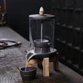 Retro Time Runs Back Flow Incense Stove Creative Home Decoration Grinding Plate Waterfall Crafts Odor Removal Aromatherapy Stove