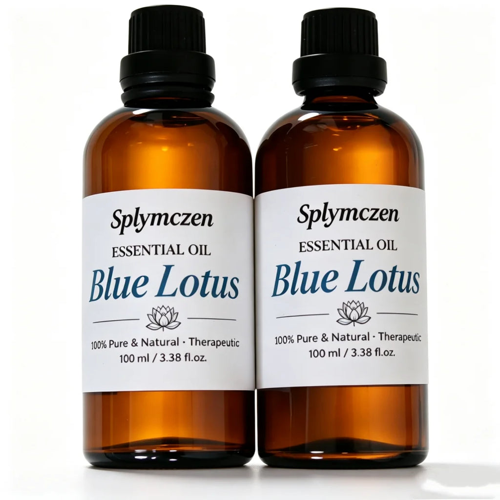 Splymczen Blue Lotus Aroma Oil 100ml Pure Natural Fragrance Oil for Diffuser Home Scent Candle Making DIY Soap Incense Making