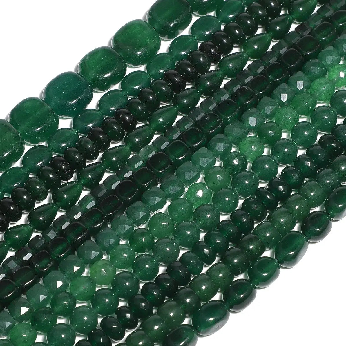 Green Chalcedony Beads for DIY Jewelry Making