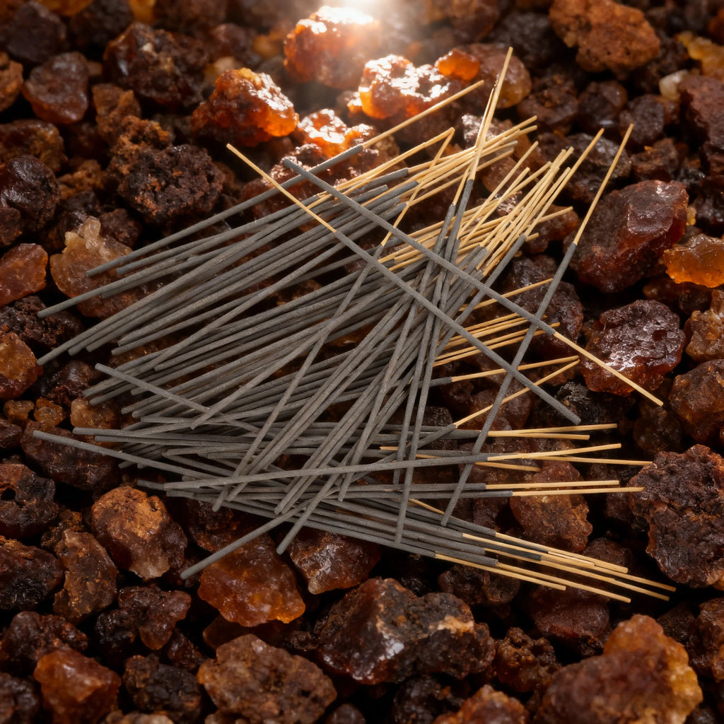 20/50/100/200/403 Pieces, Handmade High-Quality Myrrh Incense Sticks - Artificial Wood Removes Smoke Odor, Purifies the Air, Long-Lasting Fragrance, Suitable for Home, Camping, Garden, Pool and Outdoor Activities - Air Purification and Relaxation, Holiday