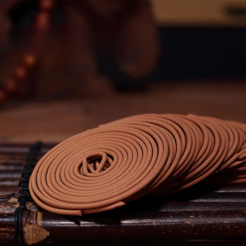 20pcs Natural Coil Incense Sandalwood Rose Lavender Aromatherapy for Meditation Yoga, Indoor Deodorization Home Scent Fragrance
