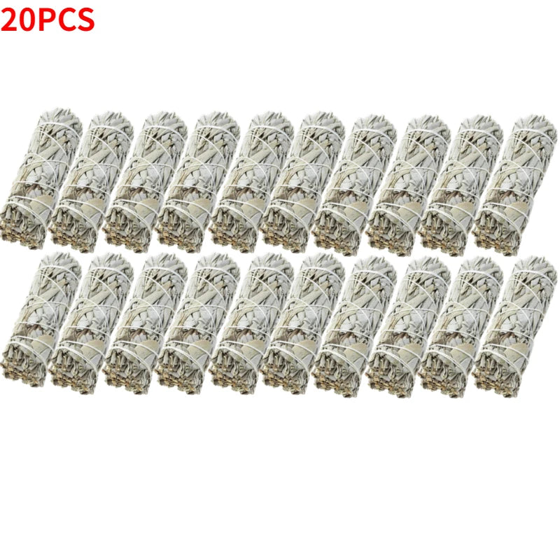 40PC White Sage Smudge Sticks Natural Incense