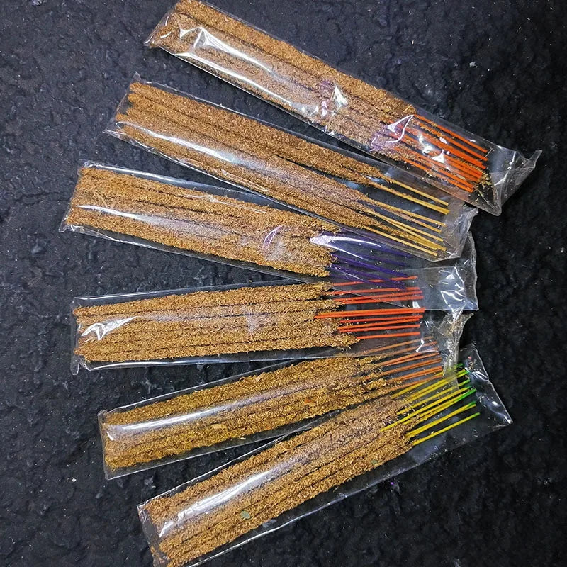 Natural Handmade in Indian White Sage Incense Sticks Resin Palo Santo Argentinian Lavender Jasmine Flavor Scents for Home