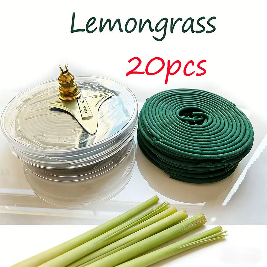 100 Mixed Spiral Fragrances, Including Lemongrass, Rose, Jasmine, Lavender, and Dragon Blood Incense Coils, Are the Best Choice