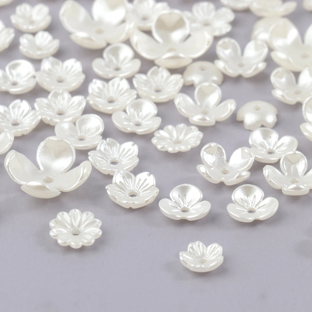 50pcs 100pcs Flower Caps Loose Beads for DIY Jewelry Making