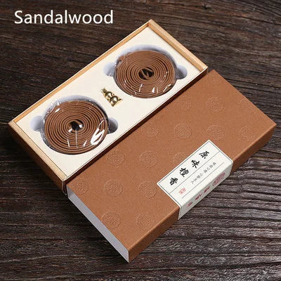 48pcs Agarwood Incense Coils Sandalwood Scent