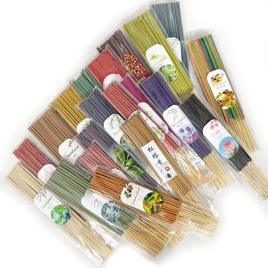 Handmade Bamboo Sticks, Fragrant Roses, Sage, Lemongrass, and Other Flavors for Long-Lasting Home Decoration