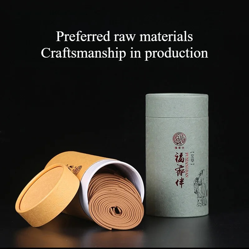Sandalwood Agilawood Magnolia Incense Coil Household Temple Worship Study Meditation Calms Mind Promotes Sleep Removes Odors