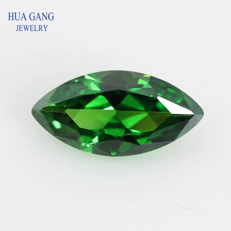 5A Marquise Shape Cubic Zirconia Stone Multicolor Brilliant Cut Loose CZ Synthetic Gems Beads For Jewelry