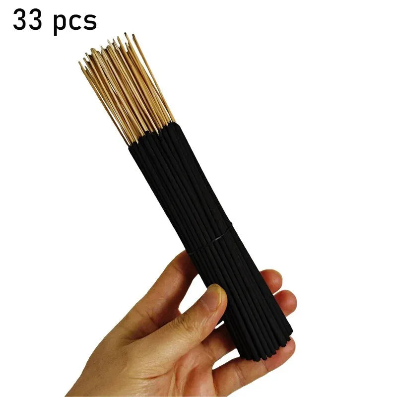 33/55/100/220/666pcs/lot Natural Japanese Black Cherry Blossom Incense Sticks 22cm Long Last Home Scents Bulk Sale Stick Incense