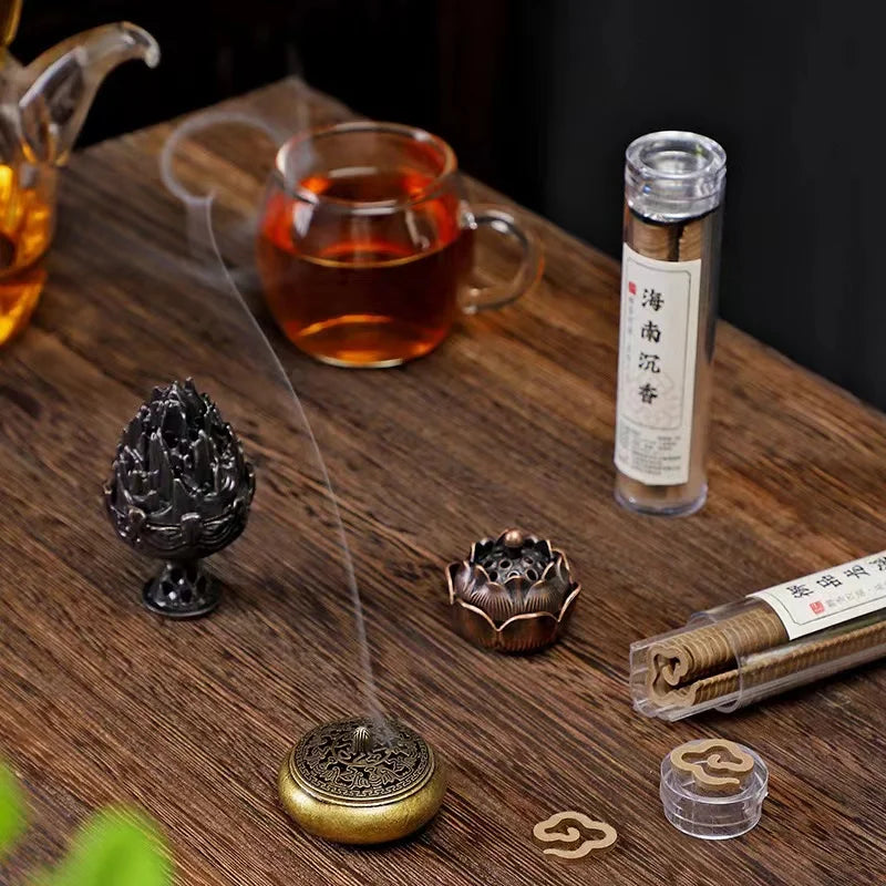 Special Shape 42 RPM/pot, Natural Material Burning About 30 minutes/Tower, with Hanging stove Cue House Indoor perfume durable perfume Flower perfume
