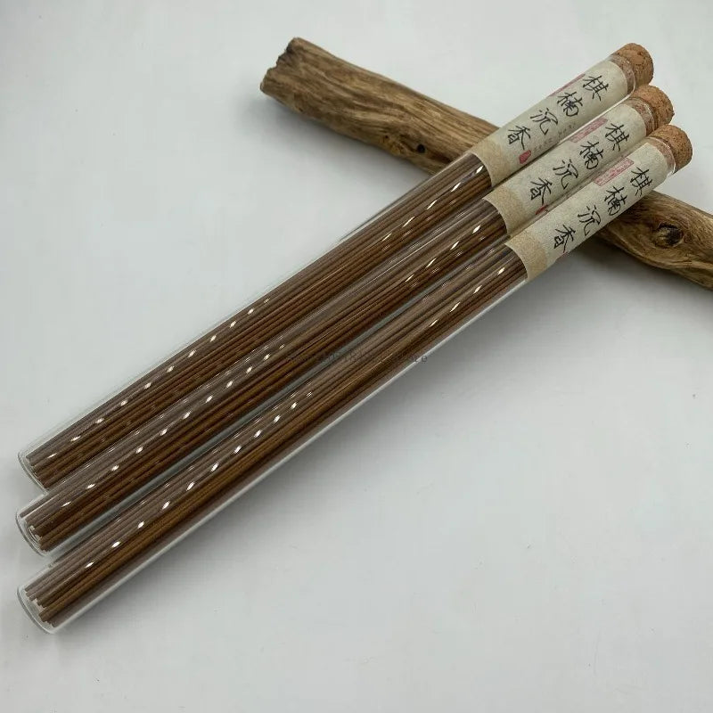 10g Authentic Qi Nan Hainan Agarwood Natural Line Incense Home Indoor Calming Helps Sleeping Purification Air Lasting Fragrance