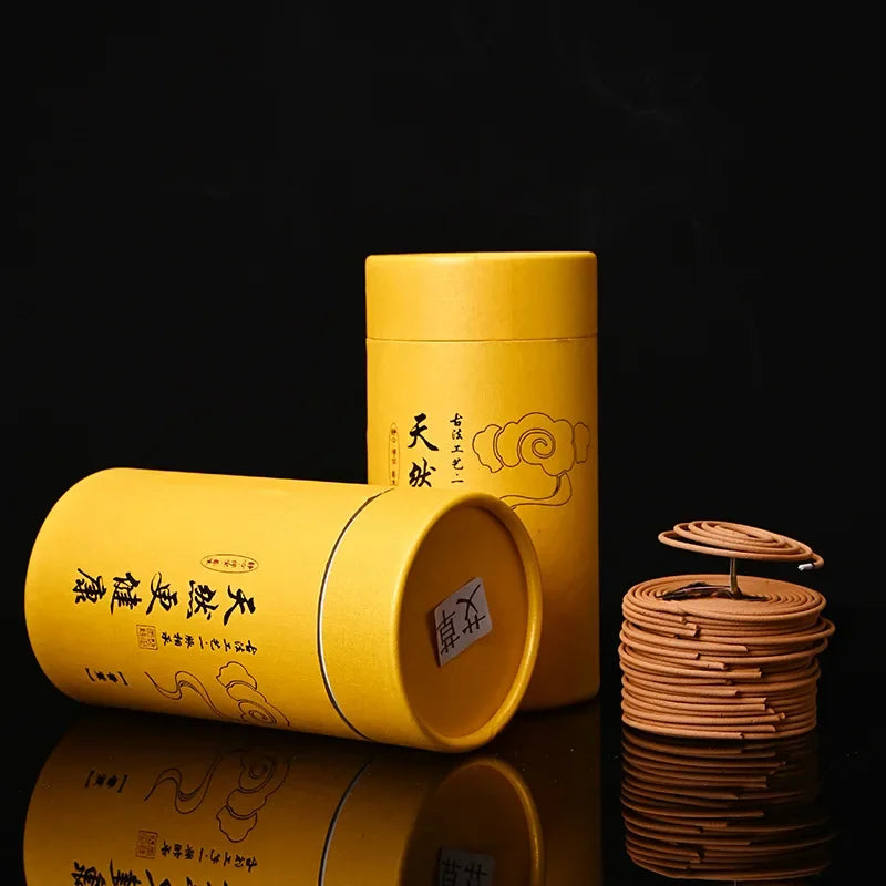 Natural 120 Plate Sandalwood Jasmine Coil Incense Aromatherapy Toilet Bathroom Household Refreshing Incense Lavender