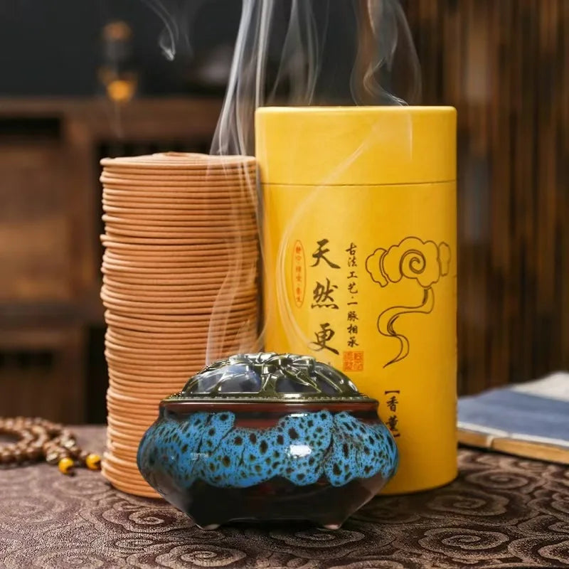 40 / 48 / 96 / 120 Plates of Incense, Natural Materials Approx. 4-Hour Home Indoor Incense Tabs Santal, Scenic, Aesinthe, Floral