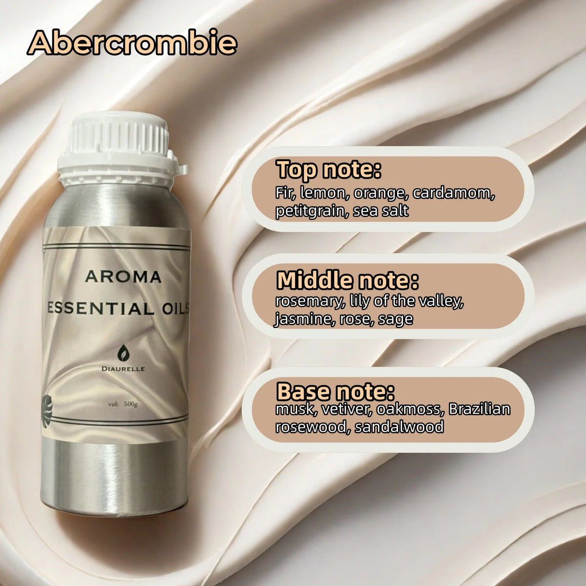500ML Flower Aventus Essential Oil Home Air Freshener Pure Plant Essential Oil Hotel Room Fragrance Diffuser Oils Air Purifier