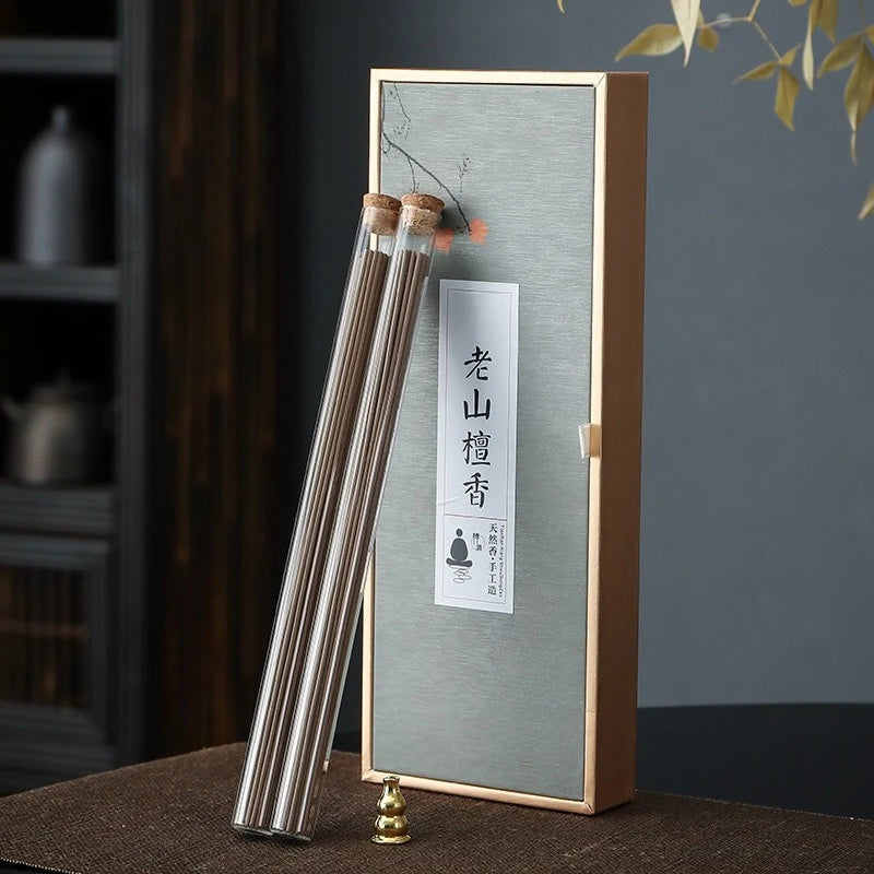 Earl Pear Tent Incense, Incense Sticks & Coils, Agarwood Sandalwood Mugwort, Long Lasting Indoor Home Bedroom Aromatherapy