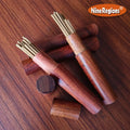 8g 2.8mm Handmade Chinese Kyara Kynam Agarwood Incense Sticks In A Wooden Tube Rich Aroma for Home Zen Yoga Meditation