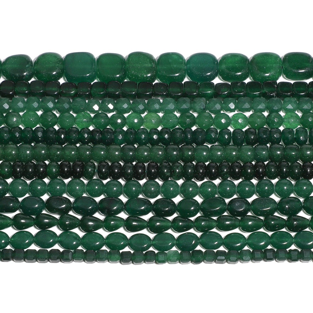 Green Chalcedony Beads for DIY Jewelry Making