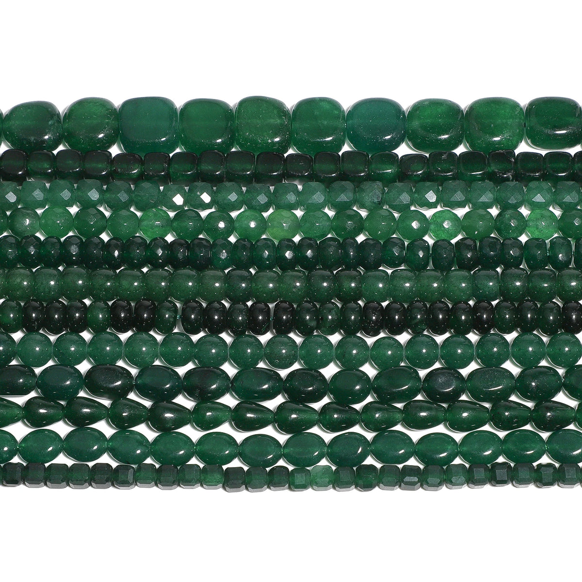 Green Chalcedony Beads for DIY Jewelry Making